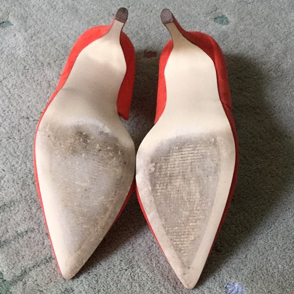 JustFab orange heels SZ9 - Picture 6 of 8
